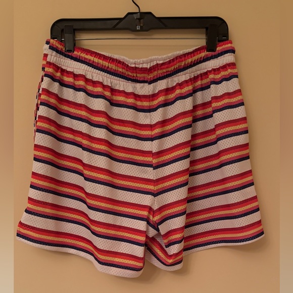 Ryoko Rain Stranger Things Rainbow Striped Athletic‎ Shorts Size AXL - Picture 5 of 10